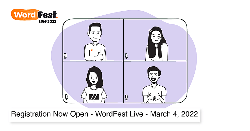 Registration Now Open WordFest Live - March 4, 2022