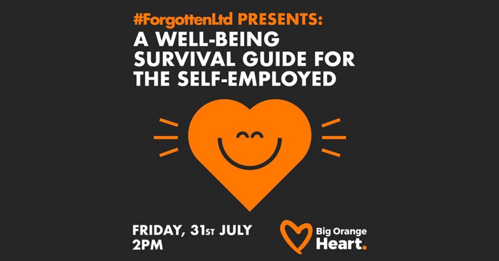 Big Orange Heart Mental Health Survival Guide for Self Employed